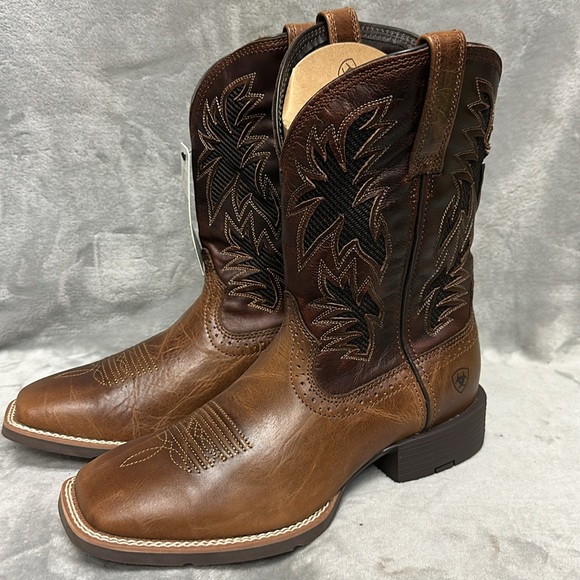 ARIAT MEN'S SPORT COOL VENTTEK COWBOY BOOTS - Picture 3 of 12